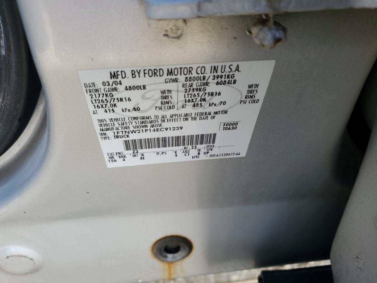 2004 Ford F250 - Image 14