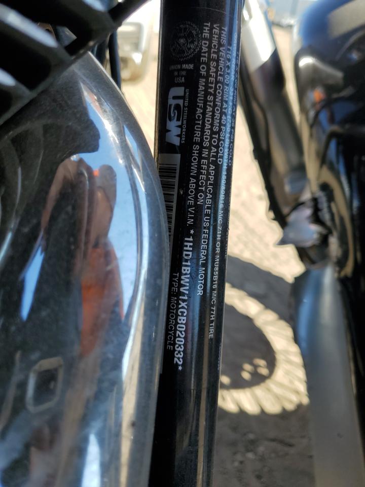 2012 Harley-Davidson Flstc Heritage Softail Classic VIN: 1HD1BWV1XCB020332 Lot: 71181194