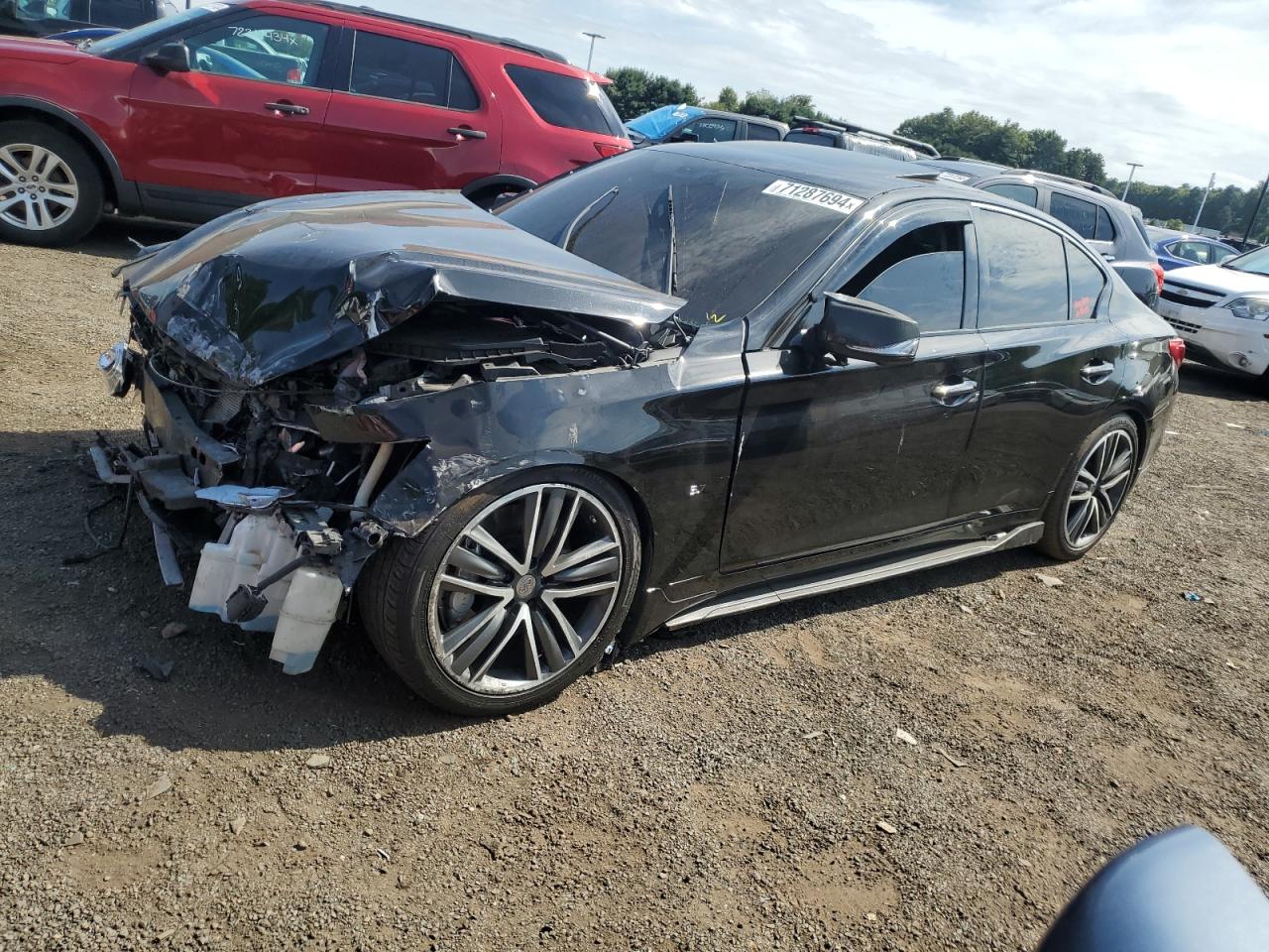 2014 Infiniti Q50 Base for Sale in East Granby, CT - Front End