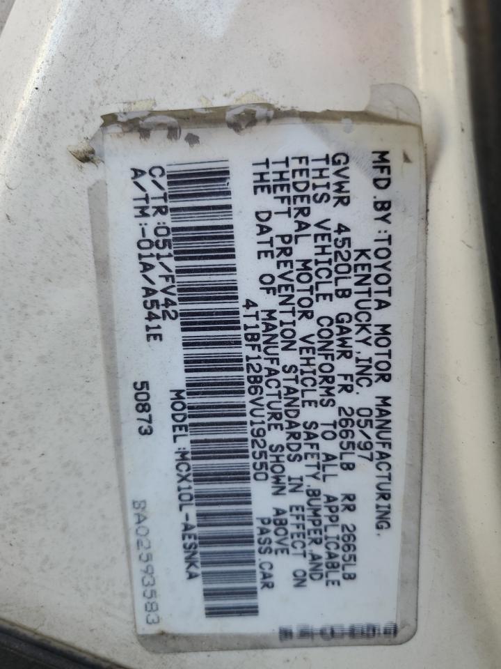 4T1BF12B6VU192550 1997 Toyota Avalon Xl