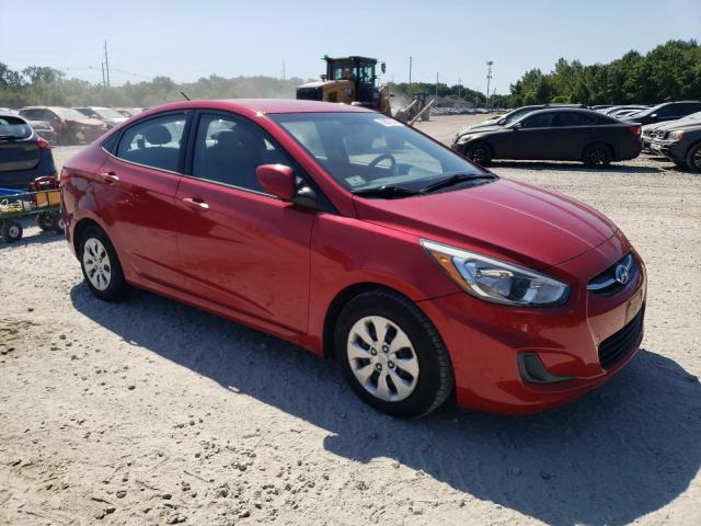  HYUNDAI ACCENT 2016 Czerwony