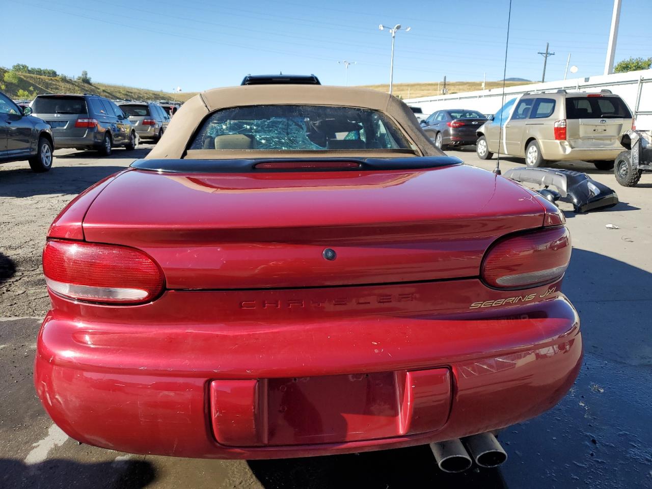 1998 Chrysler Sebring Jxi VIN: 3C3EL55H3WT254763 Lot: 72170884