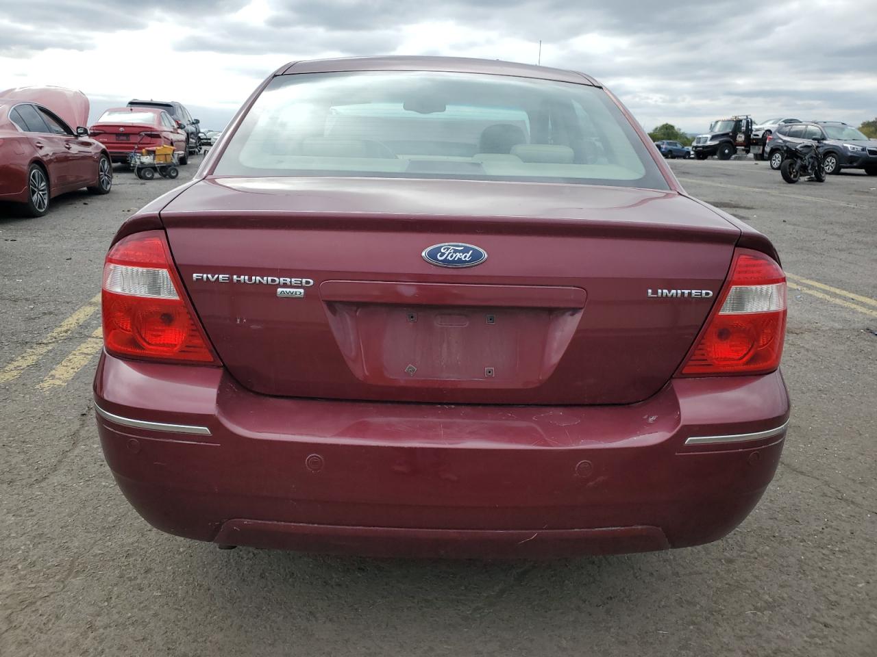 2005 Ford Five Hundred Limited VIN: 1FAFP28135G181128 Lot: 72882014