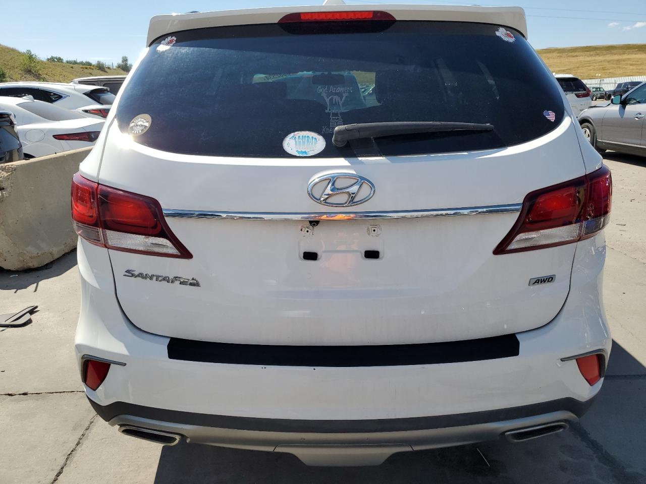 2017 Hyundai Santa Fe Se VIN: KM8SNDHF6HU238803 Lot: 70652534