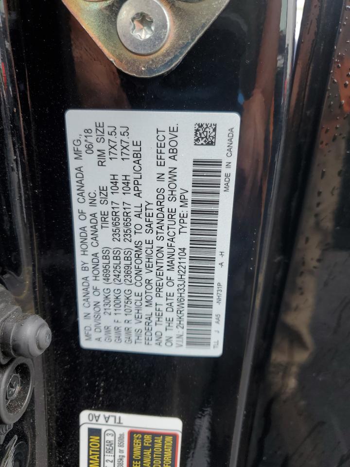 2HKRW6H33JH221104 2018 Honda Cr-V Lx