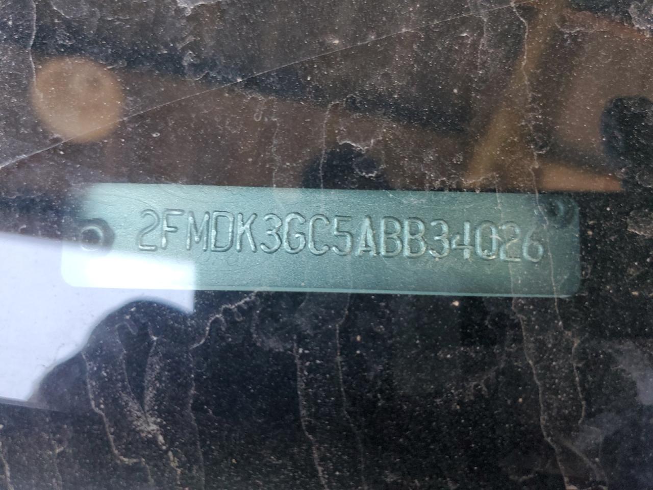 2010 Ford Edge Se VIN: 2FMDK3GC5ABB34026 Lot: 73387444