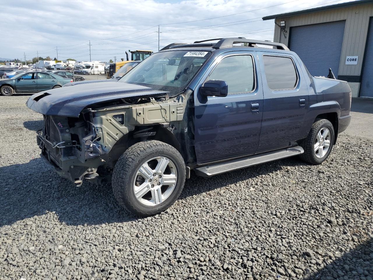 2012 Honda Ridgeline Rtl VIN: 5FPYK1F58CB458467 Lot: 71584384