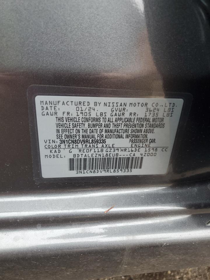 3N1CN8DV9RL859335 2024 Nissan Versa S