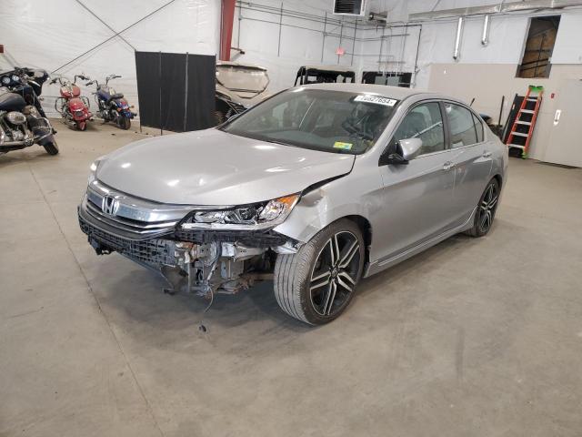 Sedans HONDA ACCORD 2016 Srebrny