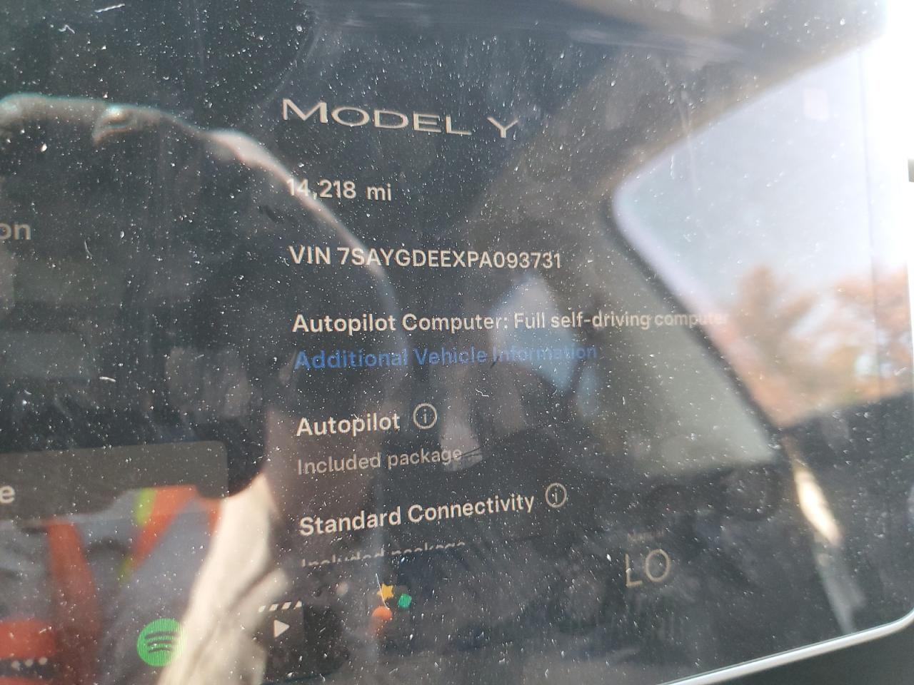 7SAYGDEEXPA093731 2023 Tesla Model Y