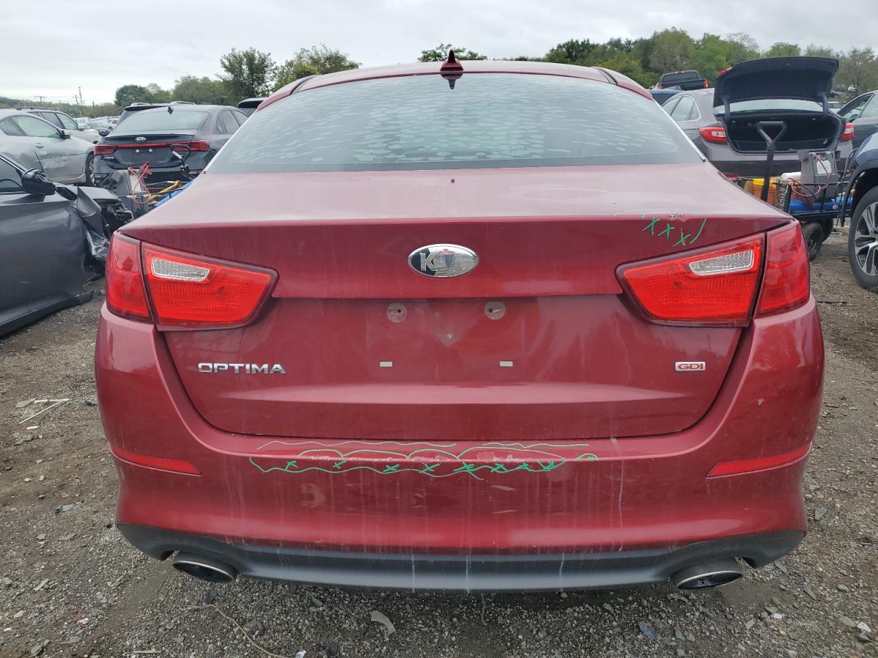 2014 Kia Optima Lx VIN: 5XXGM4A77EG288773 Lot: 72927094