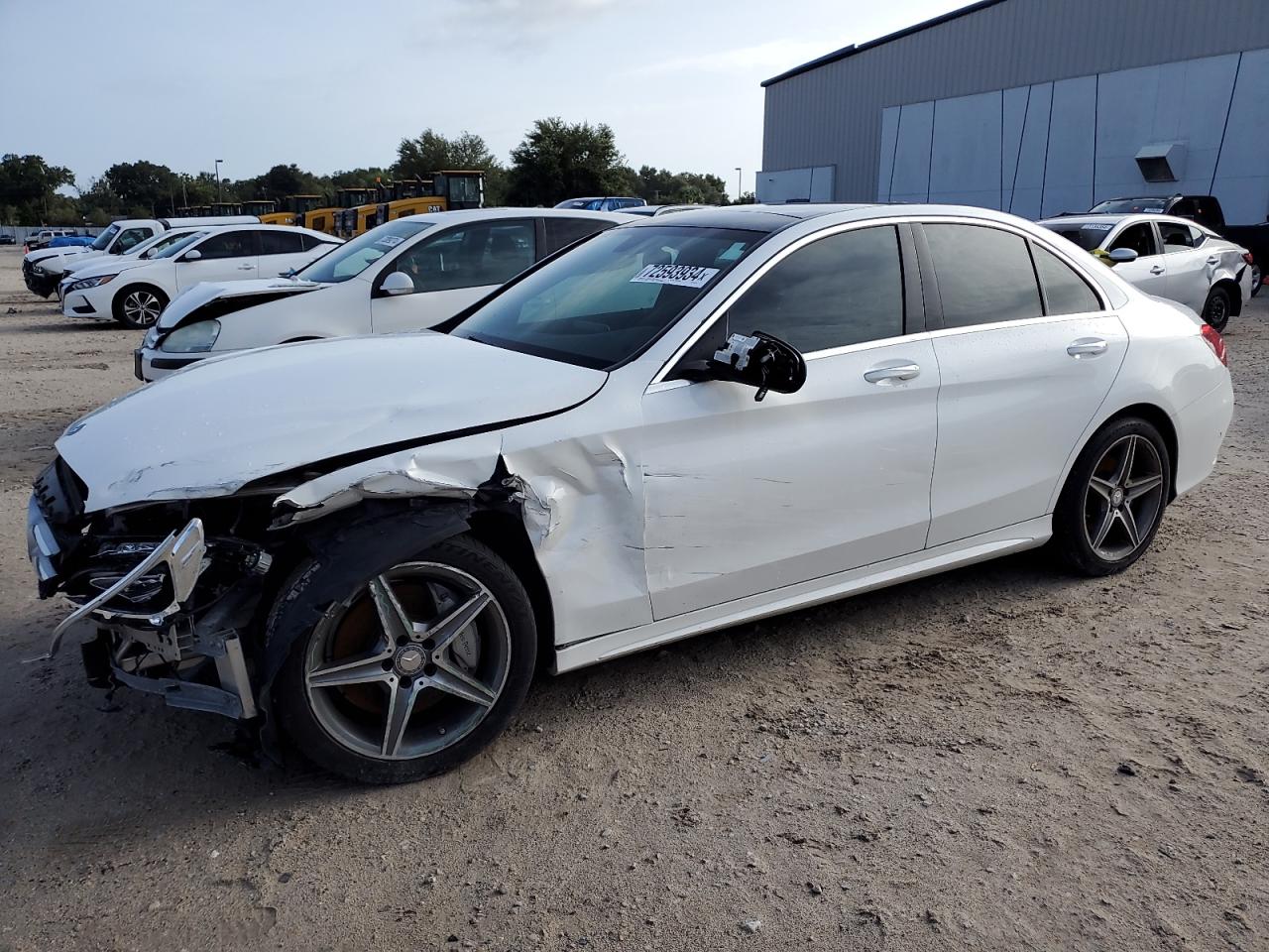 VIN 55SWF6GB2FU003140 2015 MERCEDES-BENZ C-CLASS no.1