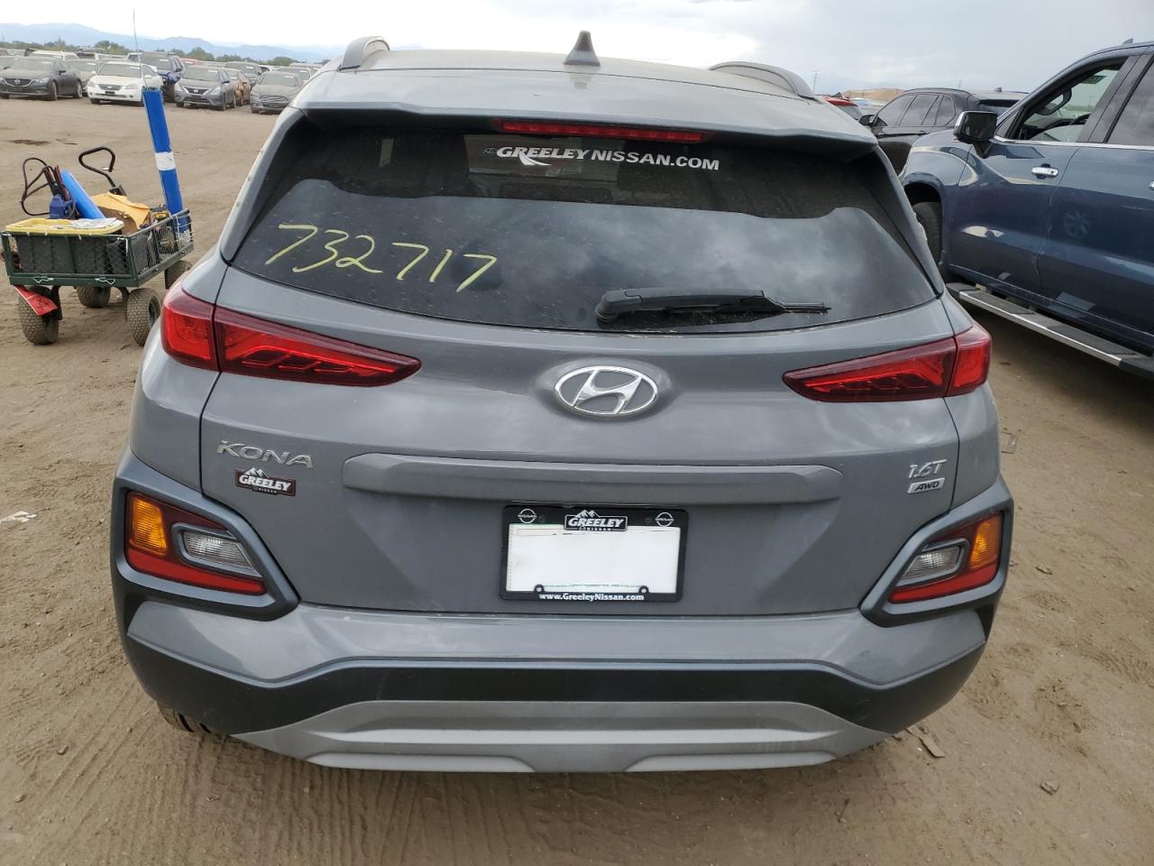 2021 Hyundai Kona Night VIN: KM8K6CA53MU732717 Lot: 71292144