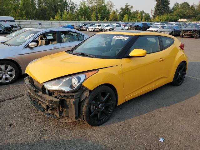  HYUNDAI VELOSTER 2016 Желтый