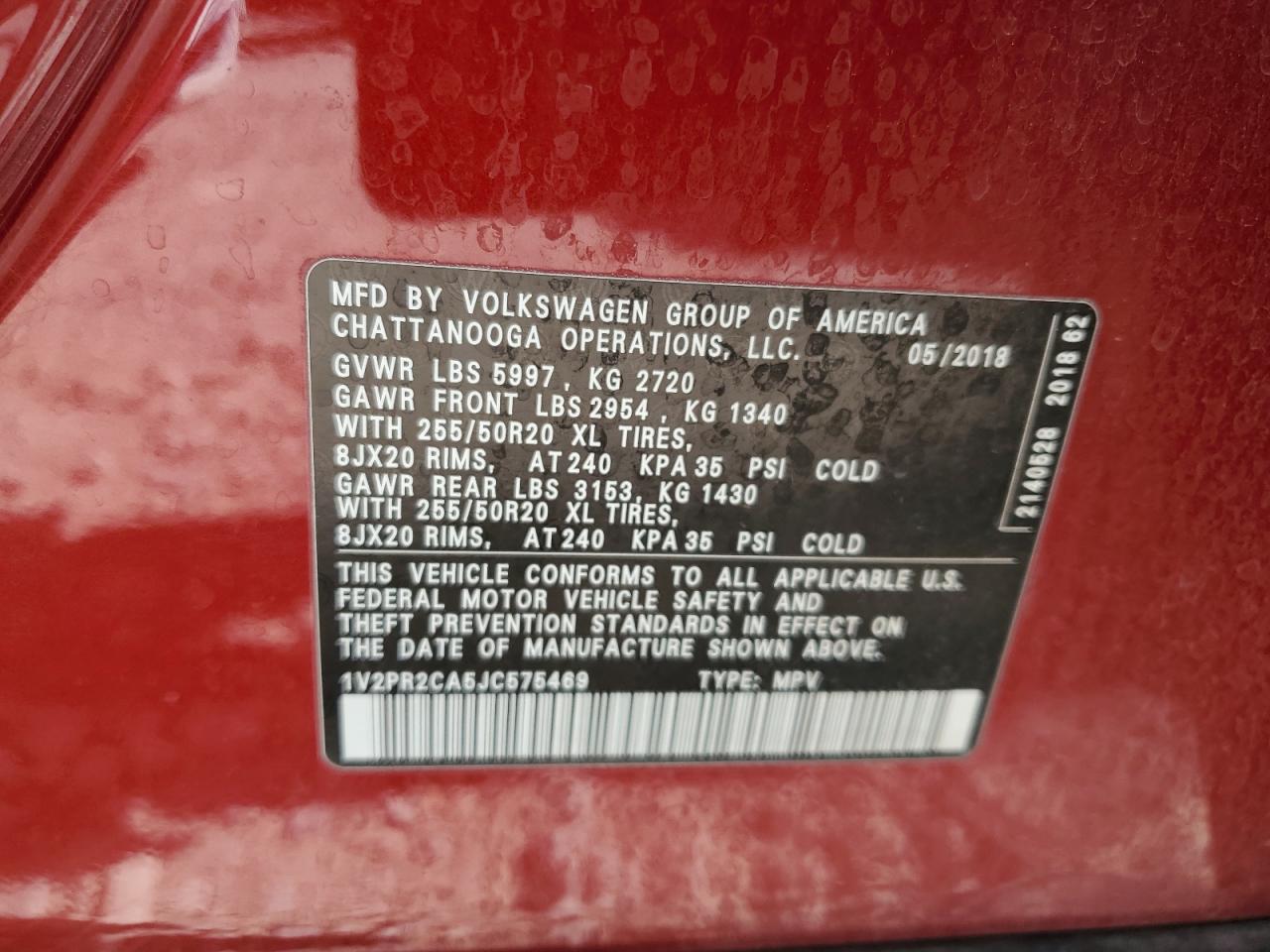 2018 Volkswagen Atlas - Image 12