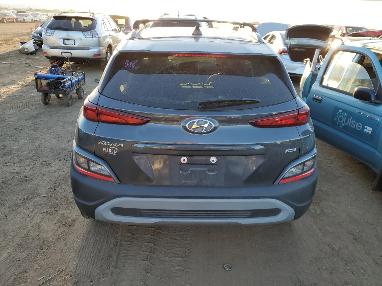 2022 Hyundai Kona Sel VIN: KM8K6CAB1NU758420 Lot: 71262364