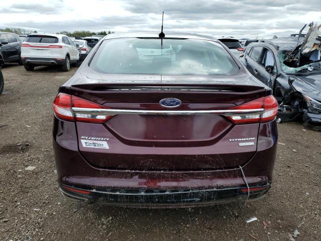  FORD FUSION 2017 Burgundy