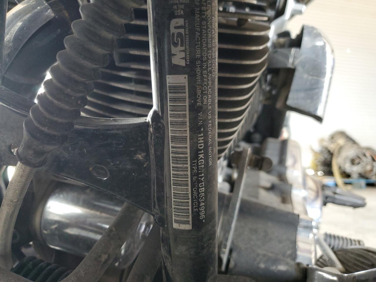 2011 Harley-Davidson Fltru VIN: 1HD1KGM1XBB634996 Lot: 71119454