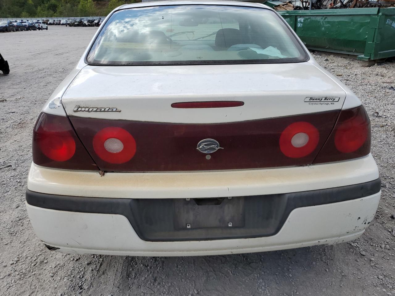 2G1WF52EX39393605 2003 Chevrolet Impala