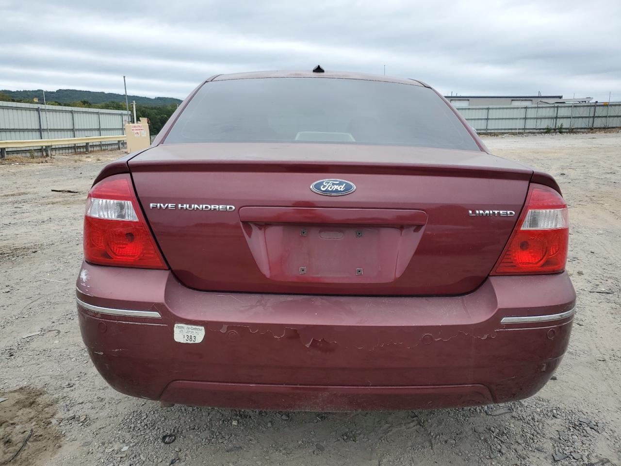 2007 Ford Five Hundred Limited VIN: 1FAHP25137G136304 Lot: 71702294