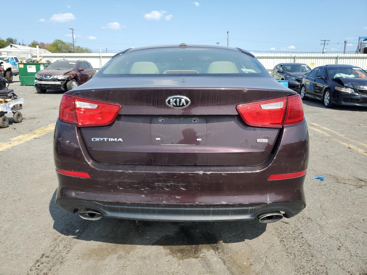 2014 Kia Optima Lx VIN: 5XXGM4A77EG349605 Lot: 71464914