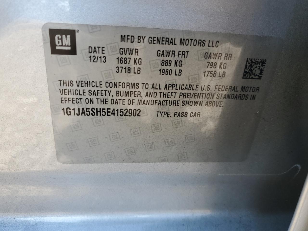 2014 Chevrolet Sonic - Image 14