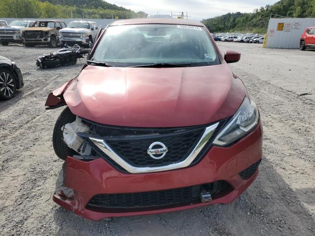  NISSAN SENTRA 2018 Czerwony