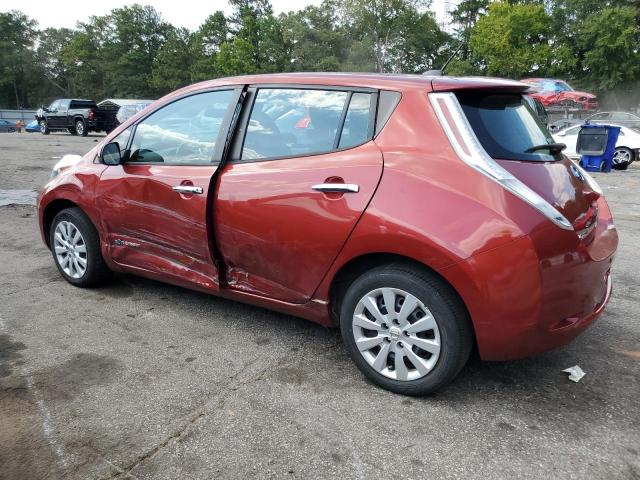  NISSAN LEAF 2015 Czerwony