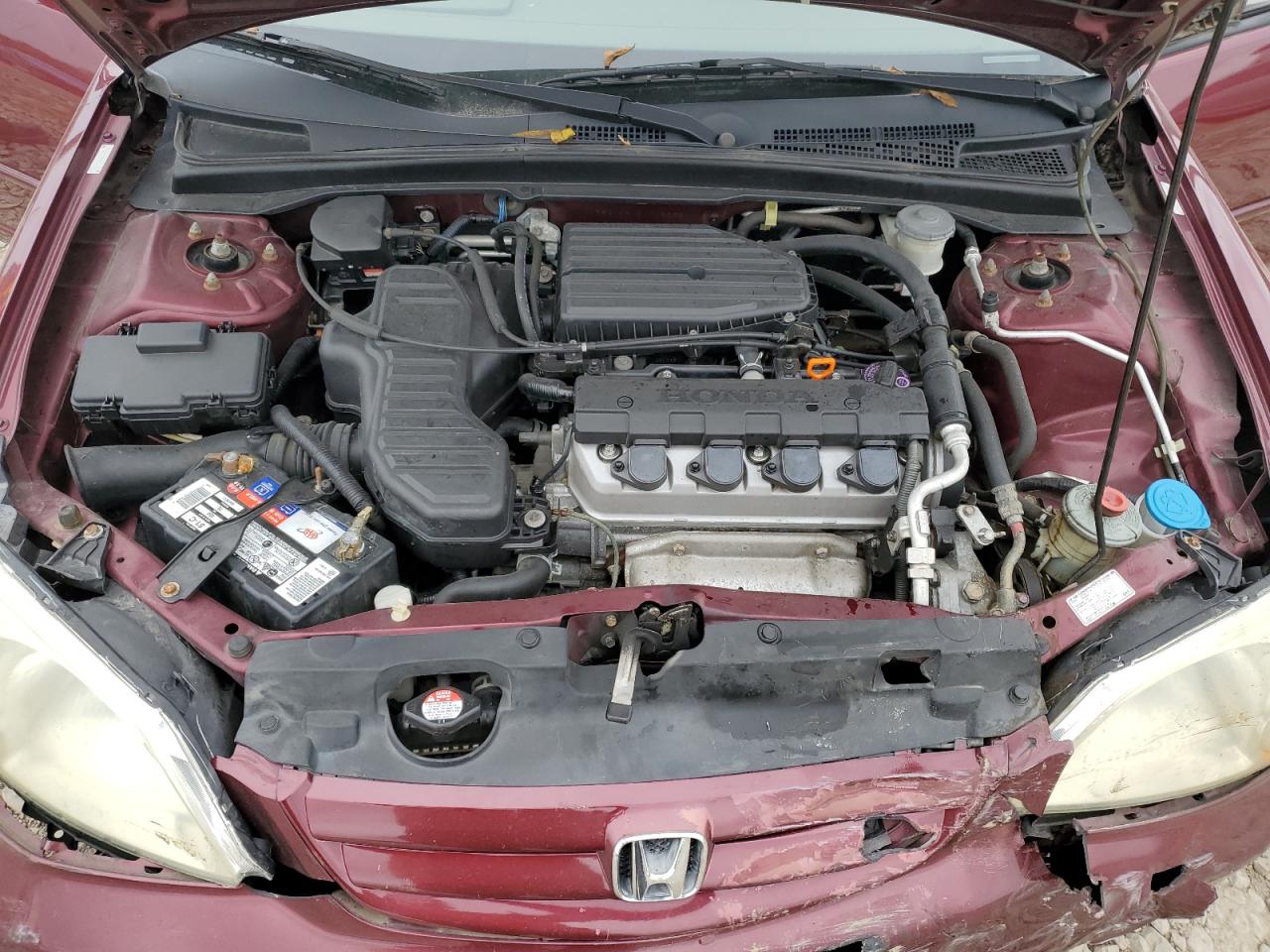 1HGES16542L045258 2002 Honda Civic Lx