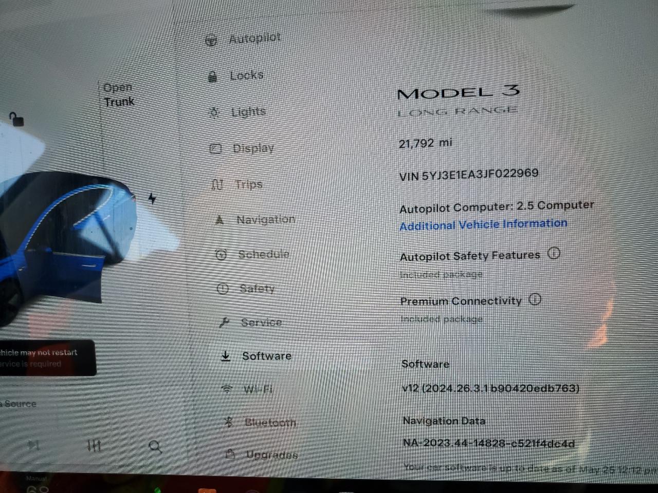 5YJ3E1EA3JF022969 2018 Tesla Model 3