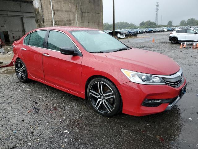  HONDA ACCORD 2017 Красный