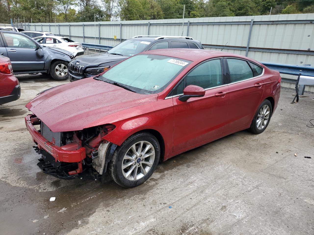 2017 Ford Fusion Se VIN: 3FA6P0H70HR411844 Lot: 71766044