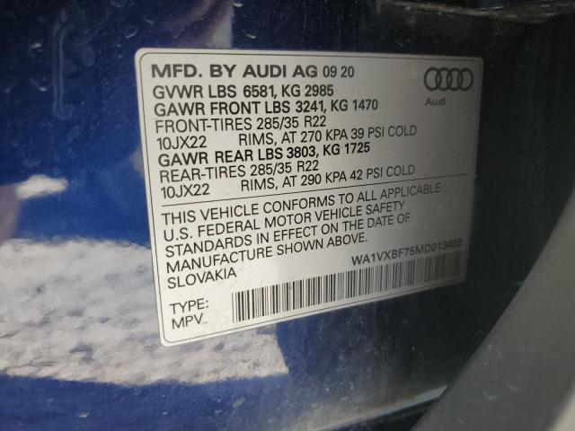 WA1VXBF75MD013403 Audi Q7 PRESTIG 14