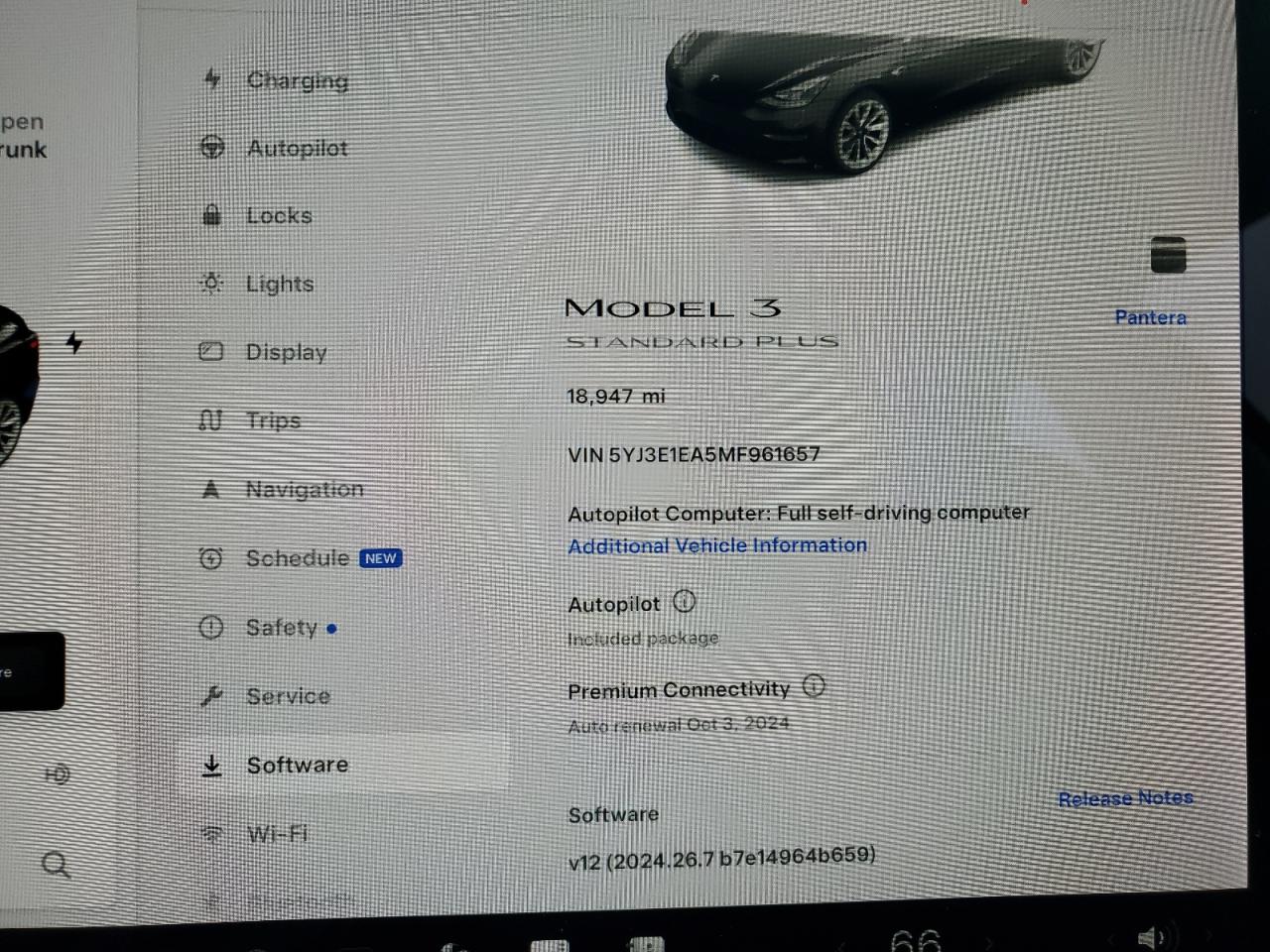 2021 Tesla Model 3 VIN: 5YJ3E1EA5MF961657 Lot: 71583634