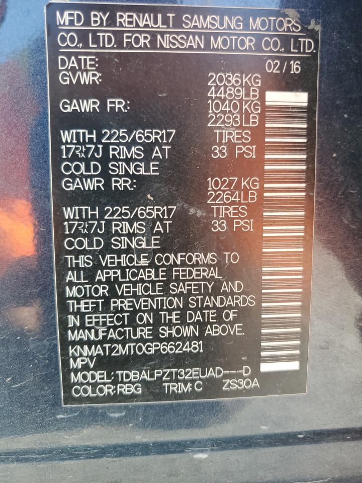 2016 Nissan Rogue - Image 12
