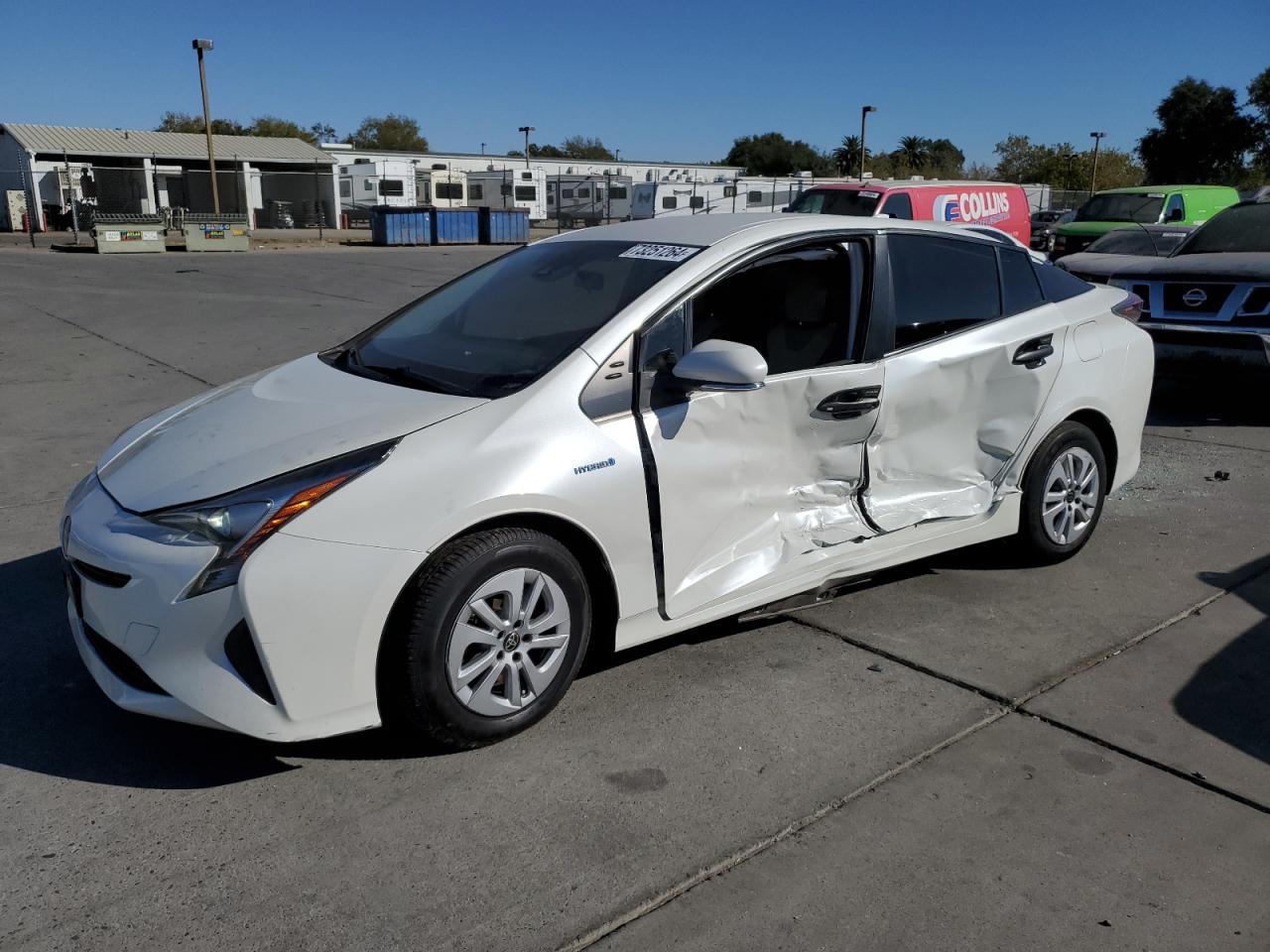 VIN JTDKBRFU8H3033114 2017 TOYOTA PRIUS no.1