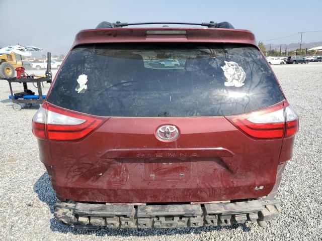  TOYOTA SIENNA 2017 Красный