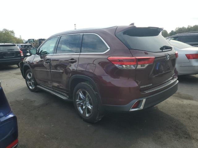  TOYOTA HIGHLANDER 2018 Бургунди