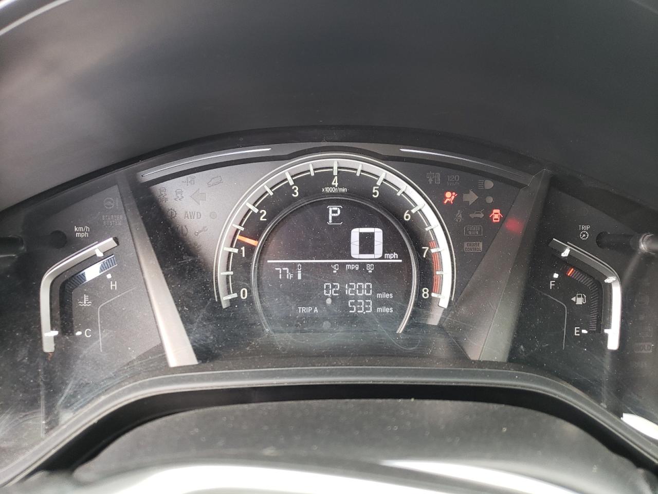 5J6RW6H34KL000070 2019 Honda Cr-V Lx