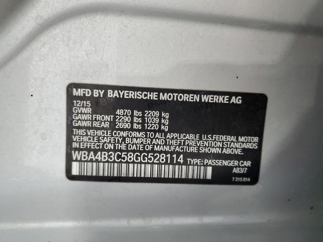 2016 BMW 4er - Image 12