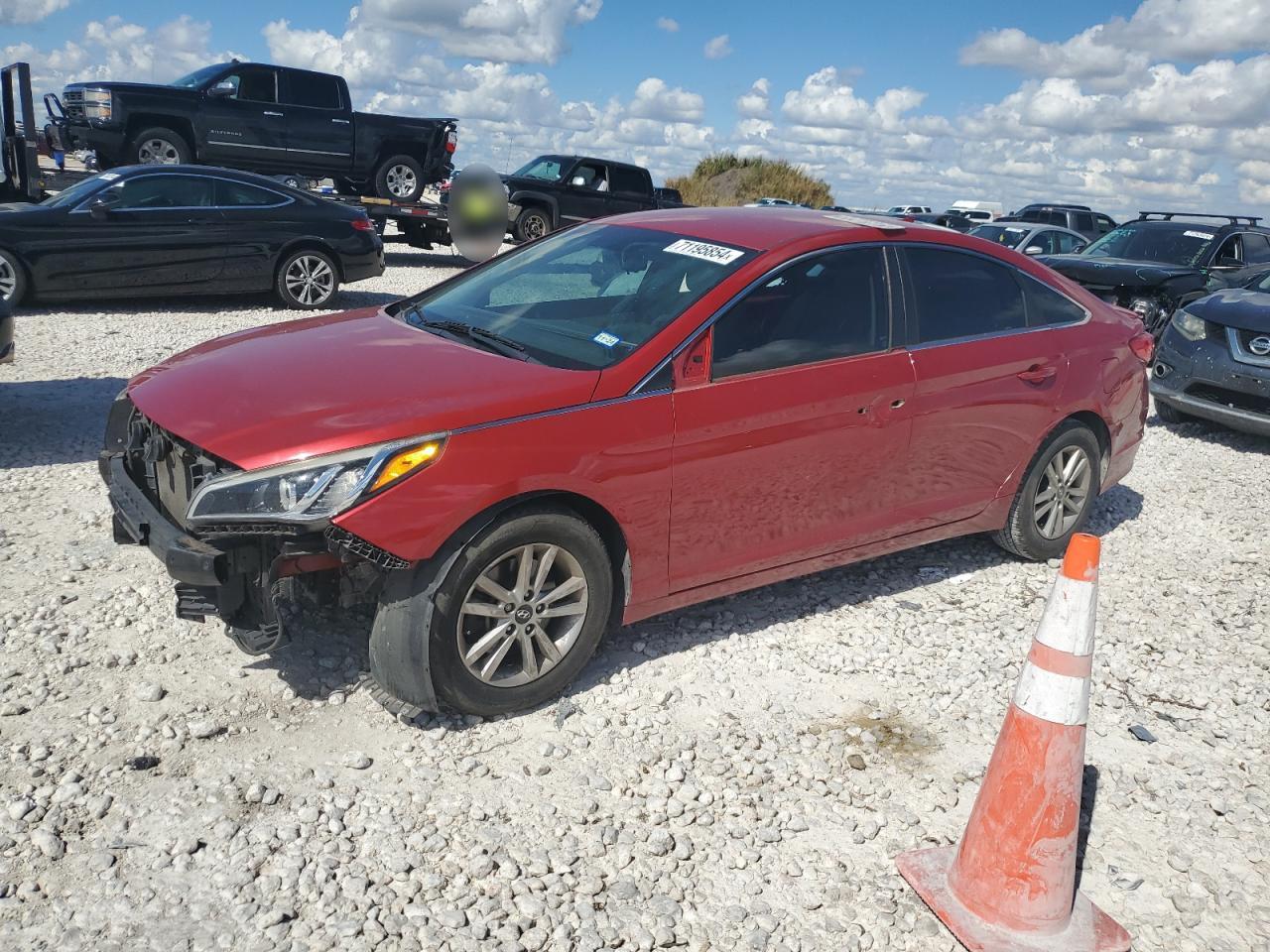 2017 Hyundai Sonata Se VIN: 5NPE24AF9HH481343 Lot: 71195854