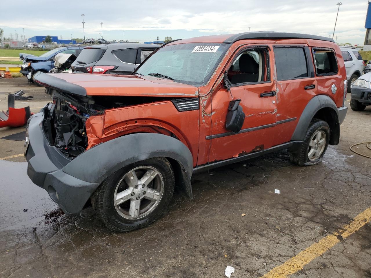 2007 Dodge Nitro Sxt na sprzedaż w Woodhaven, MI - Rollover