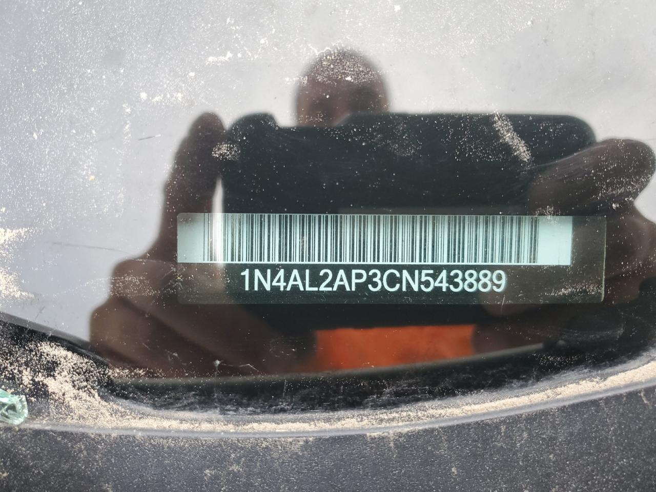 1N4AL2AP3CN543889 2012 Nissan Altima Base