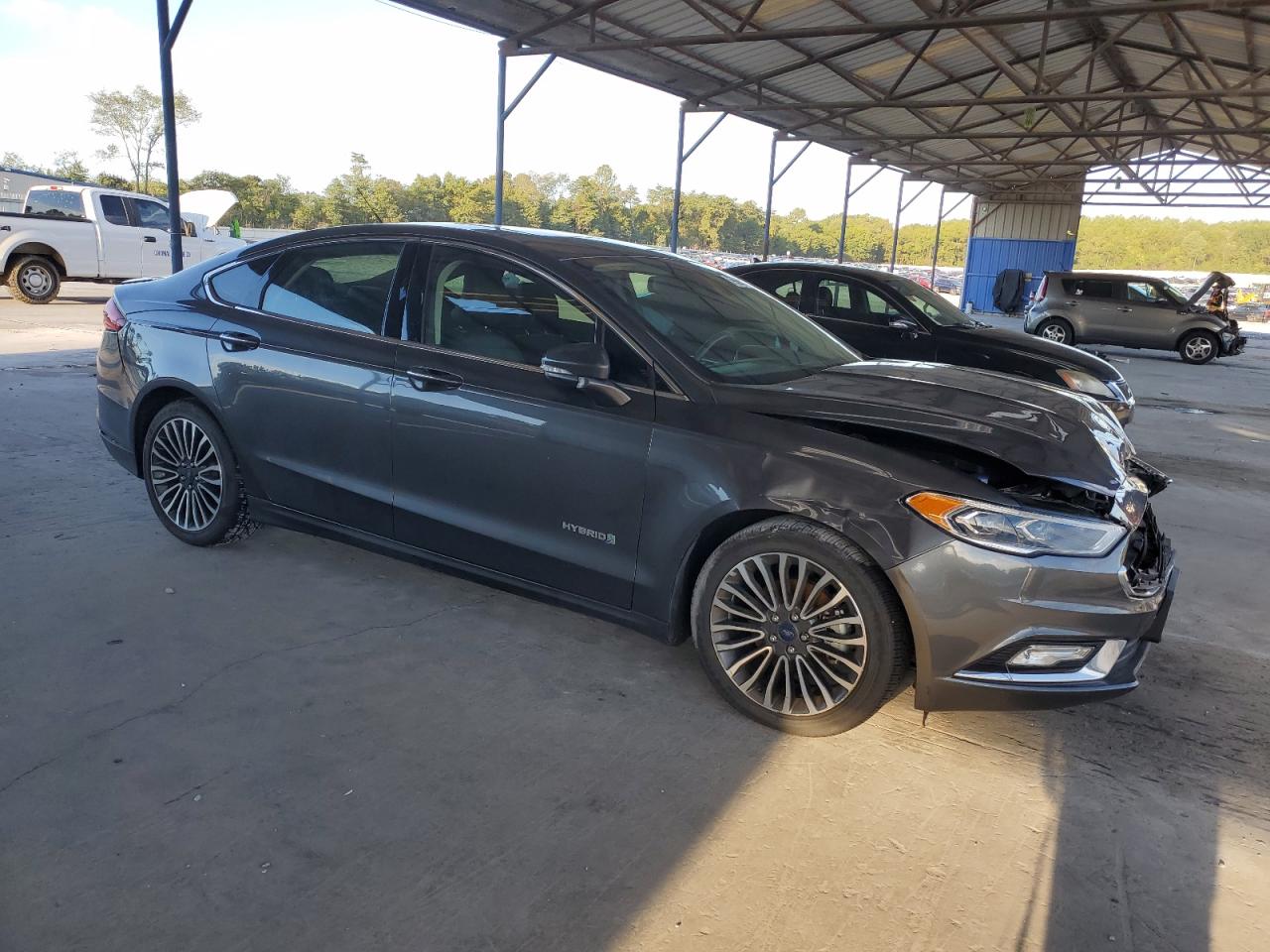 2017 Ford Fusion Titanium Hev VIN: 3FA6P0RU5HR397170 Lot: 69866214