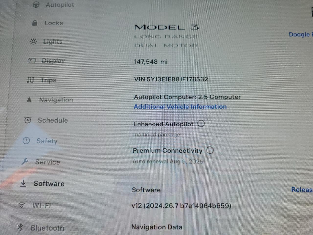 5YJ3E1EB8JF178532 2018 Tesla Model 3