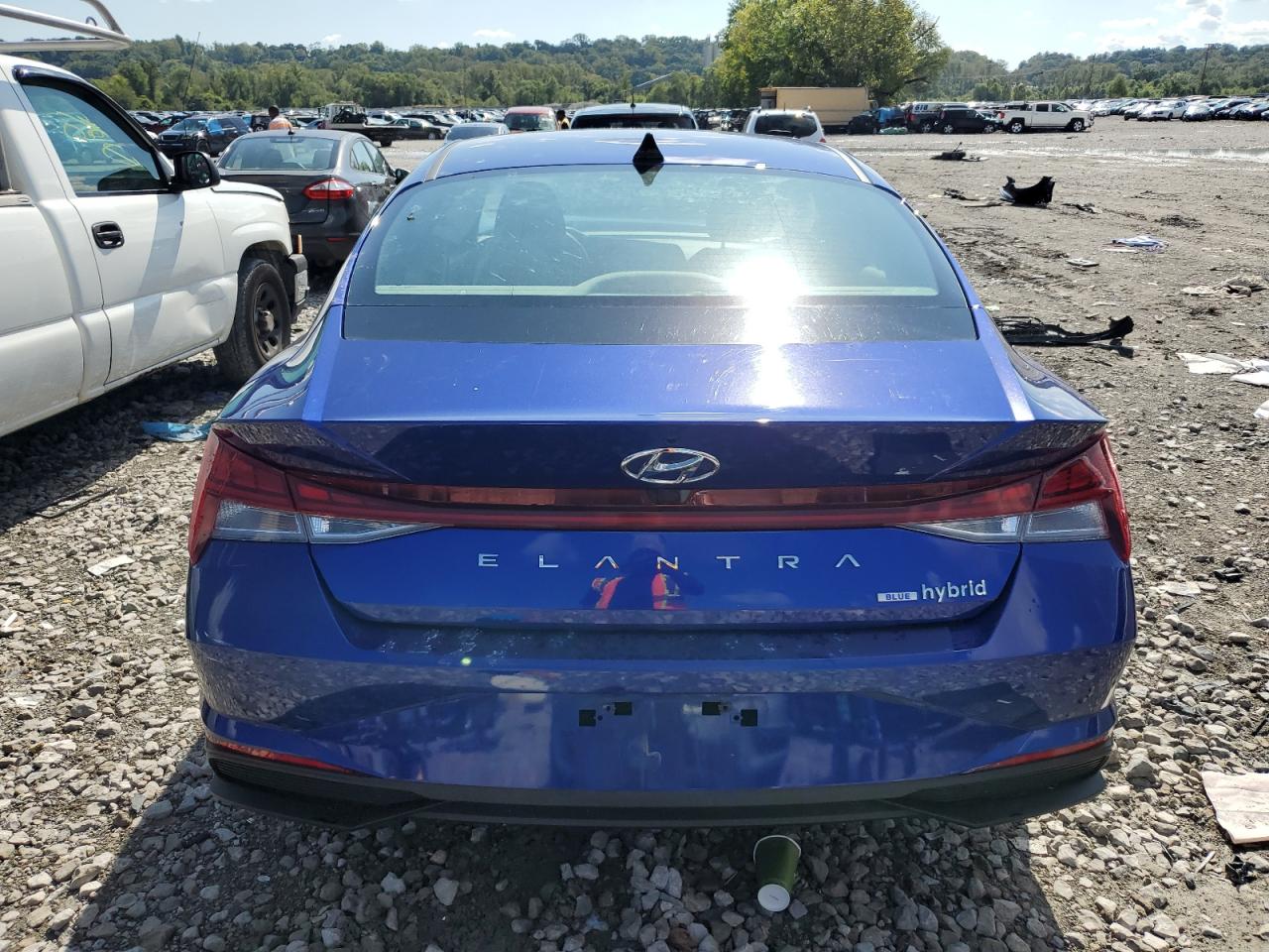 2022 Hyundai Elantra Blue VIN: KMHLM4AJ6NU030485 Lot: 73018144