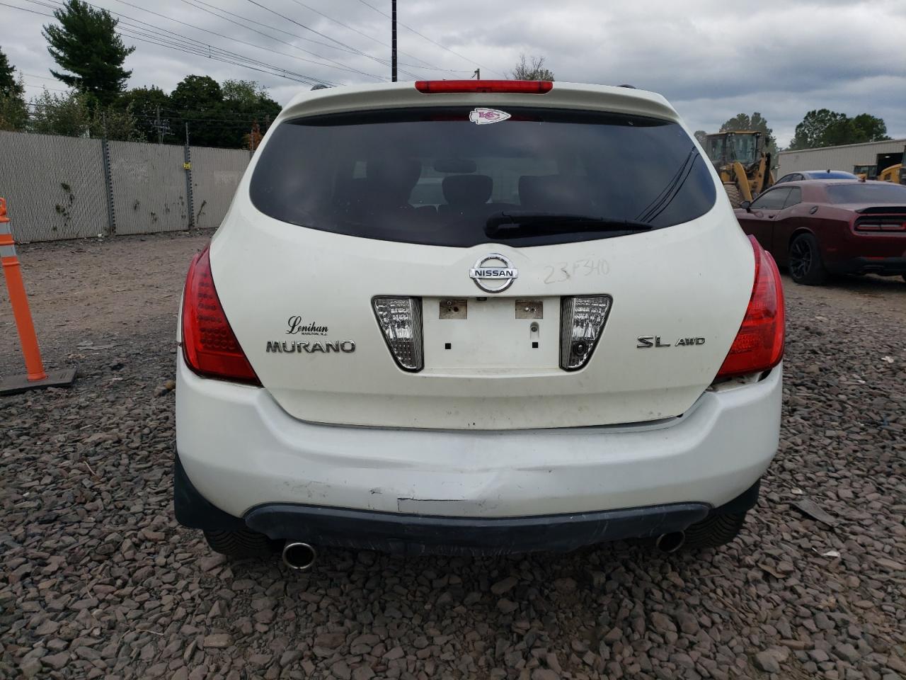 2007 Nissan Murano Sl VIN: JN8AZ08W77W641600 Lot: 70389354