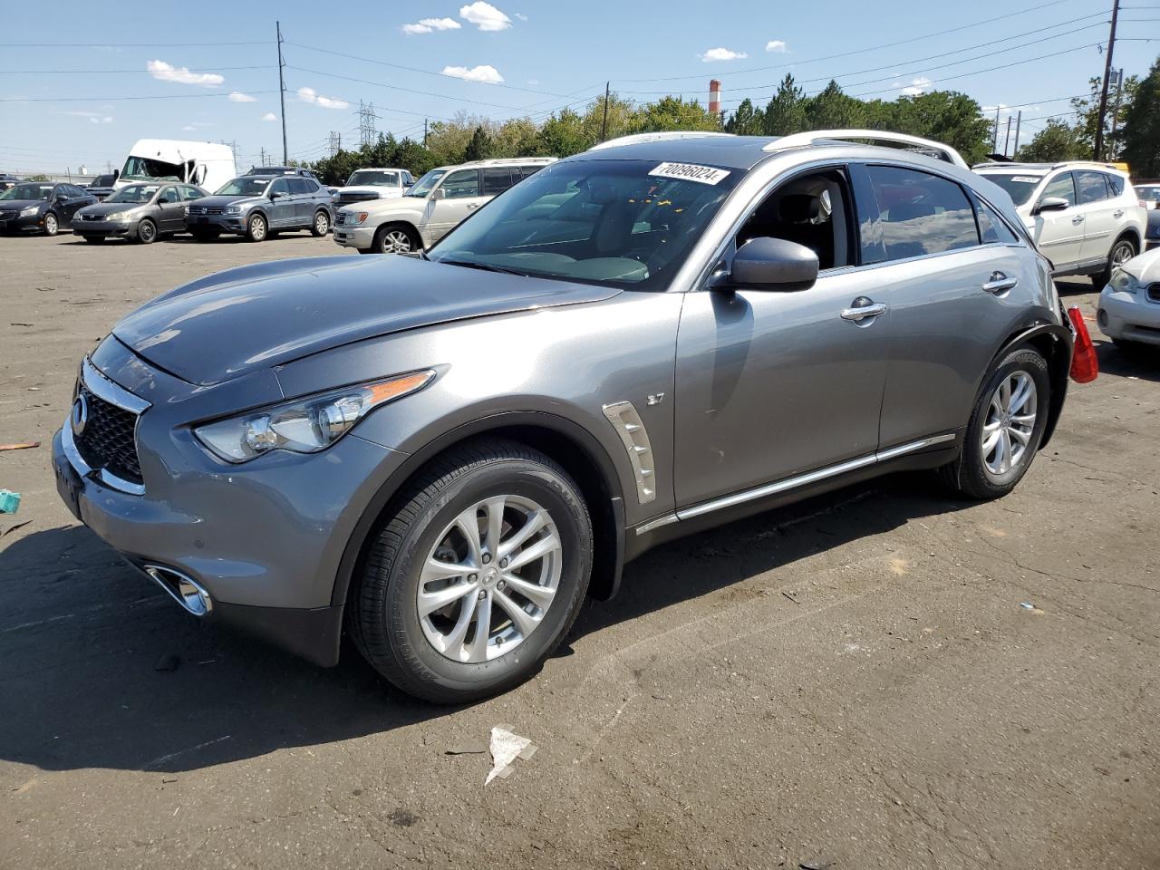 2017 Infiniti Qx70 VIN: JN8CS1MW7HM416373 Lot: 70096024