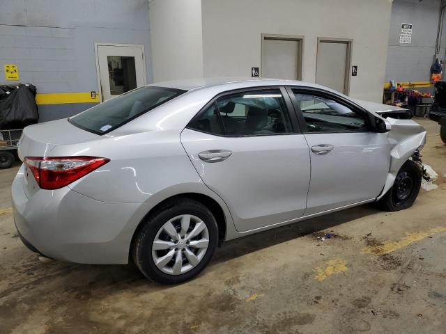  TOYOTA COROLLA 2015 Srebrny