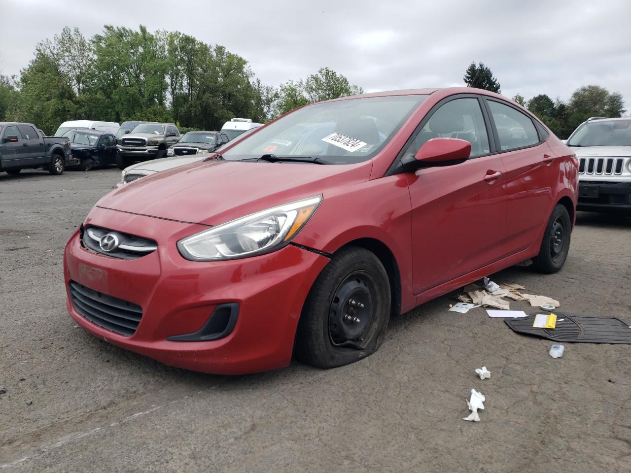 VIN KMHCT4AE7FU795390 2015 HYUNDAI ACCENT no.1